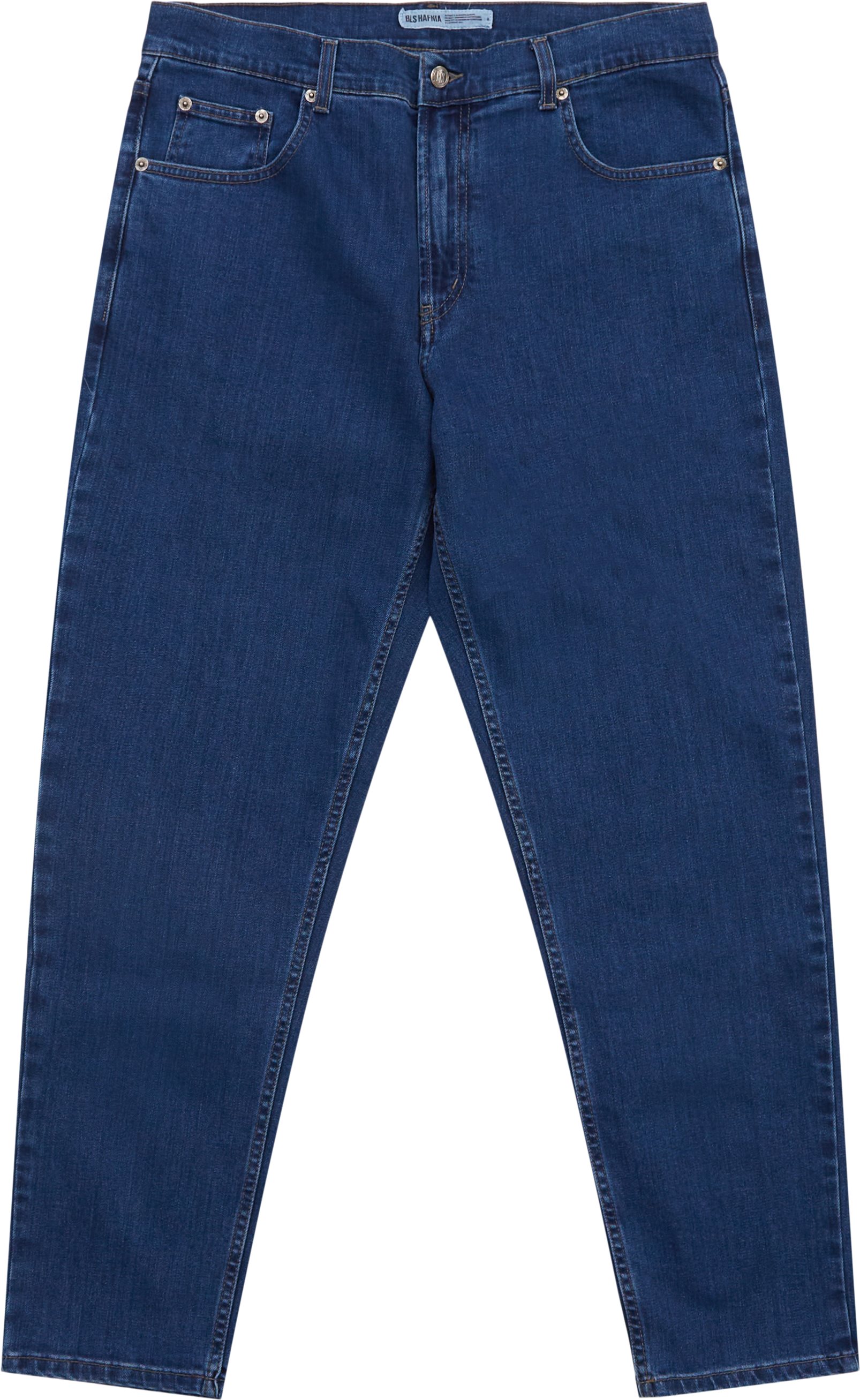 BLS Jeans OUTLINE LOGO JEANS 202208092 Blå